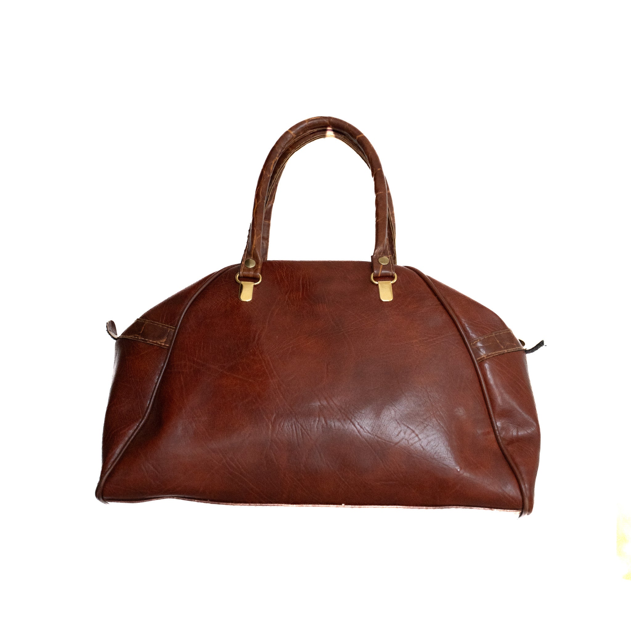 Vintage Shoulder Bag Dark Brown / Gold