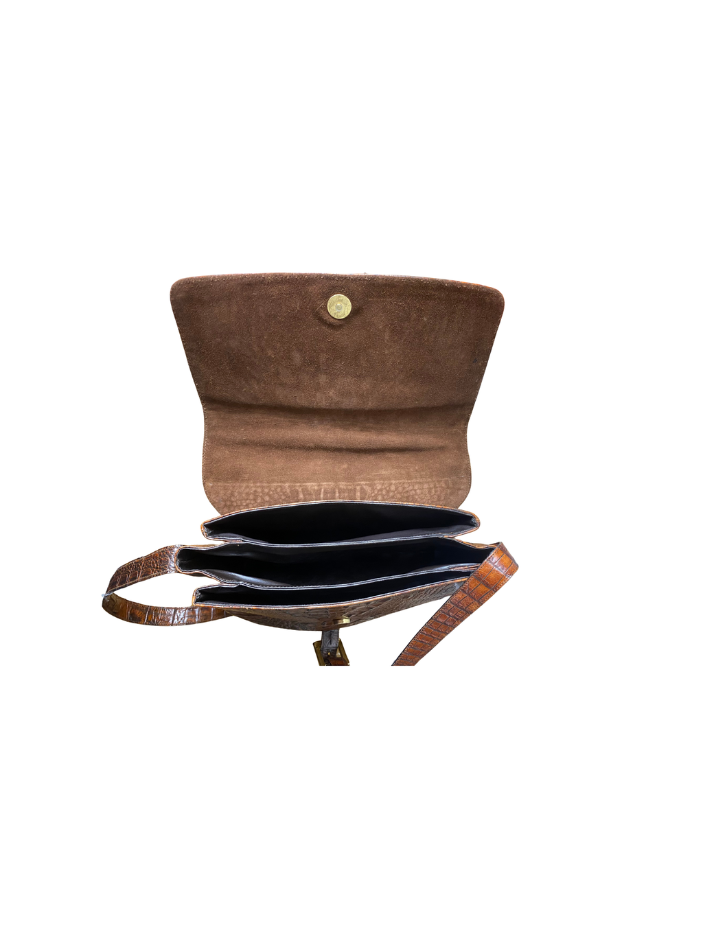 Vintage Snakeskin Style Shoulder Bag Crossbody Bag