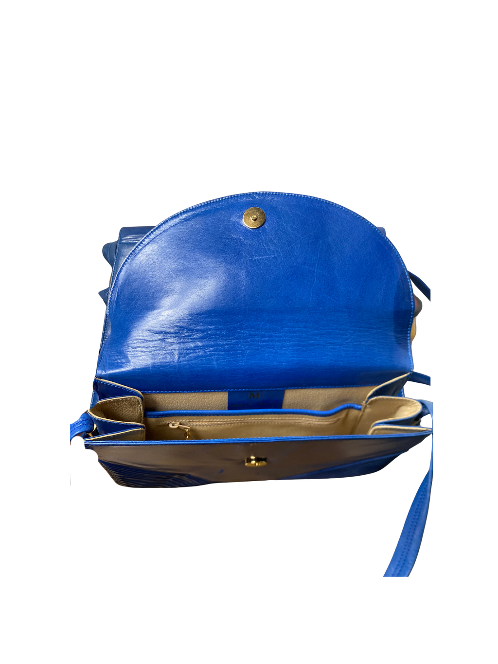 Vintage Royal Blue Handbag