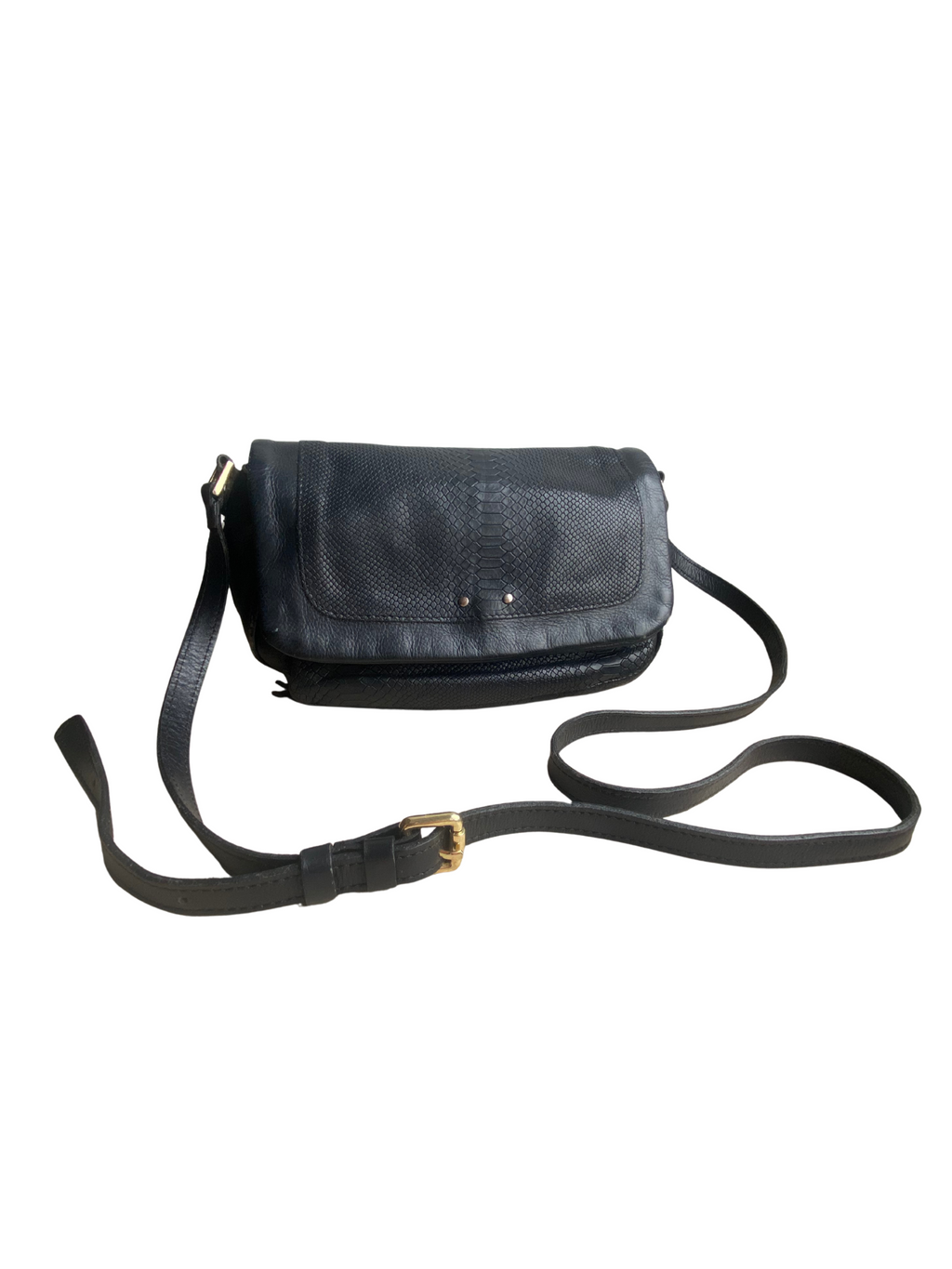 Vintage Crossbody Bag Black