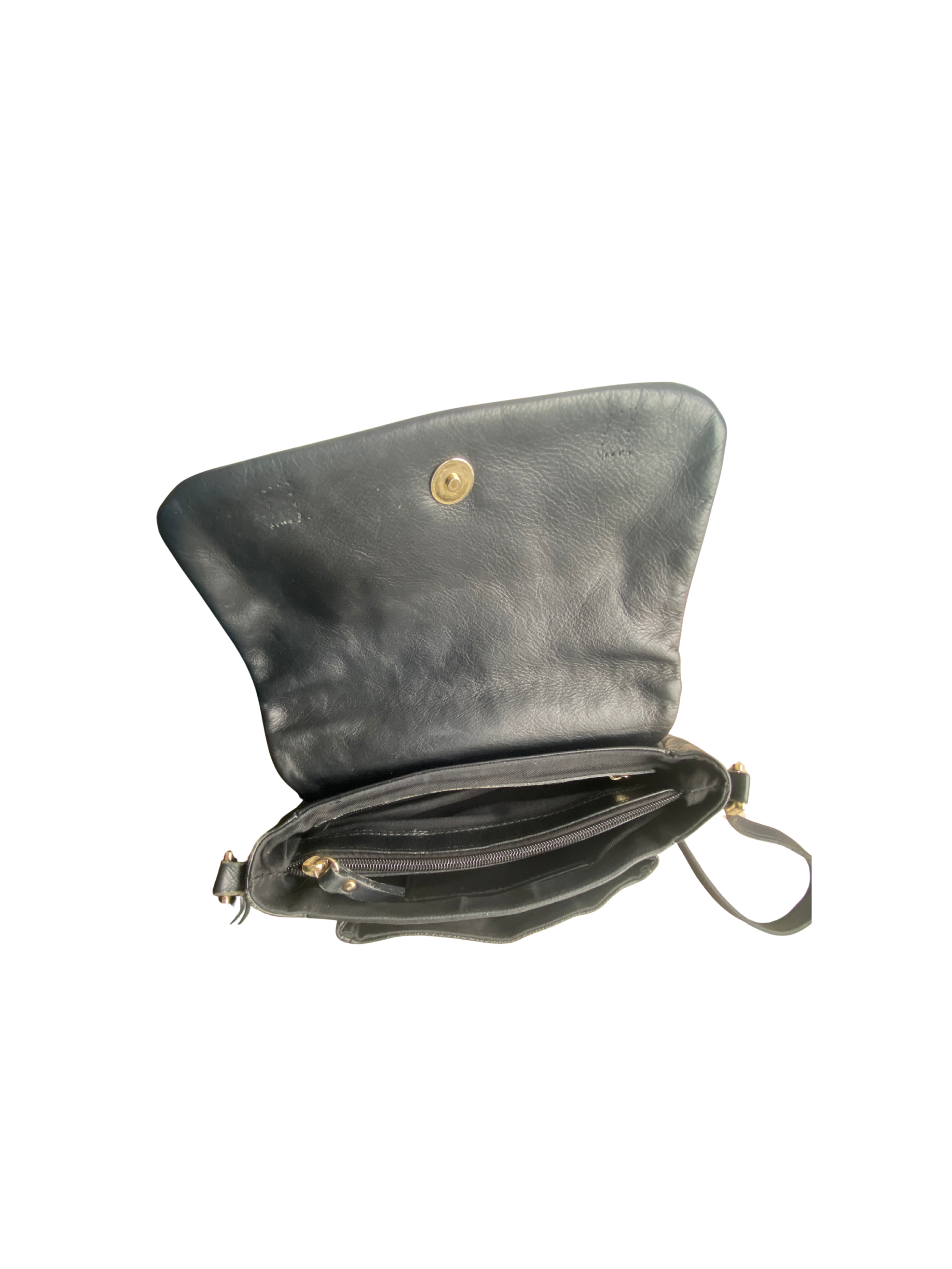 Vintage Crossbody Bag Black