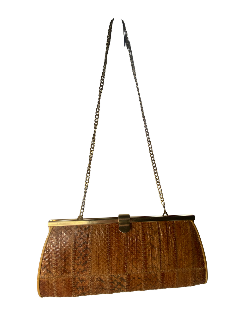 Vintage Purse Brown Snakeskin