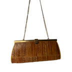Vintage Purse Brown Snakeskin