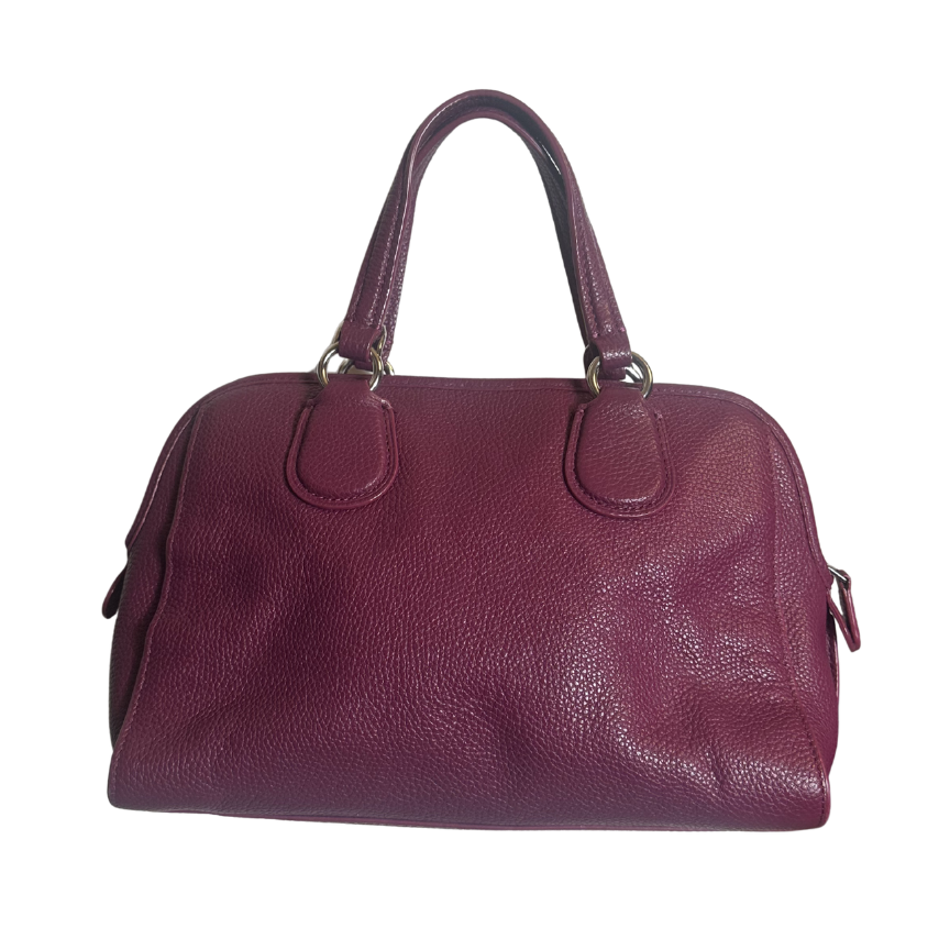 Vintage Coach Handtasche Plum
