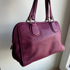 Vintage Coach Handtasche Plum