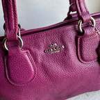 Vintage Coach Handtasche Plum