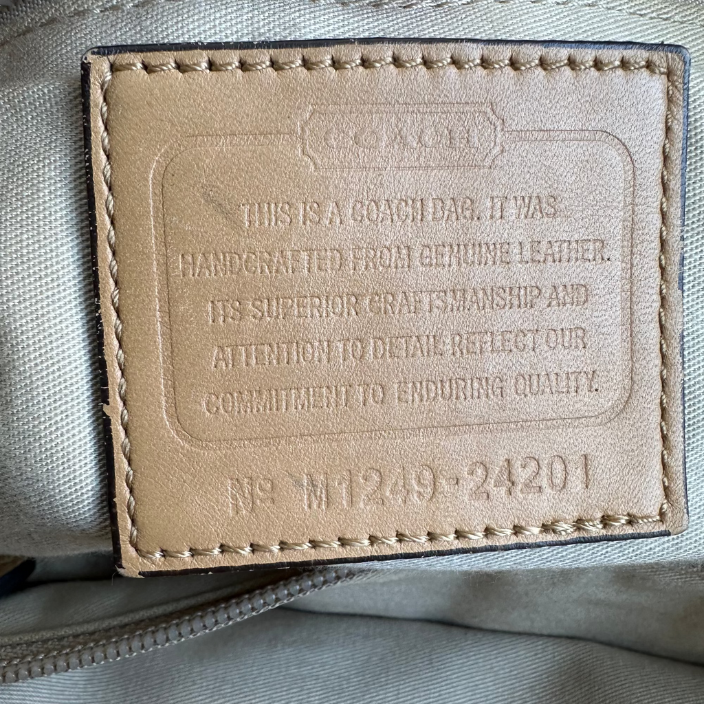 Vintage Schultertasche Coach
