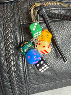 Bag Charm "Dices"