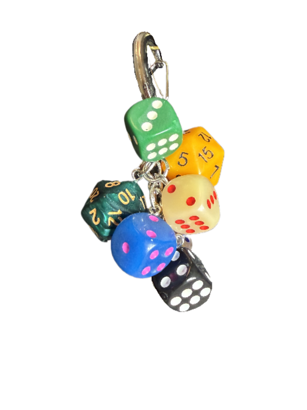 Bag Charm "Dices"
