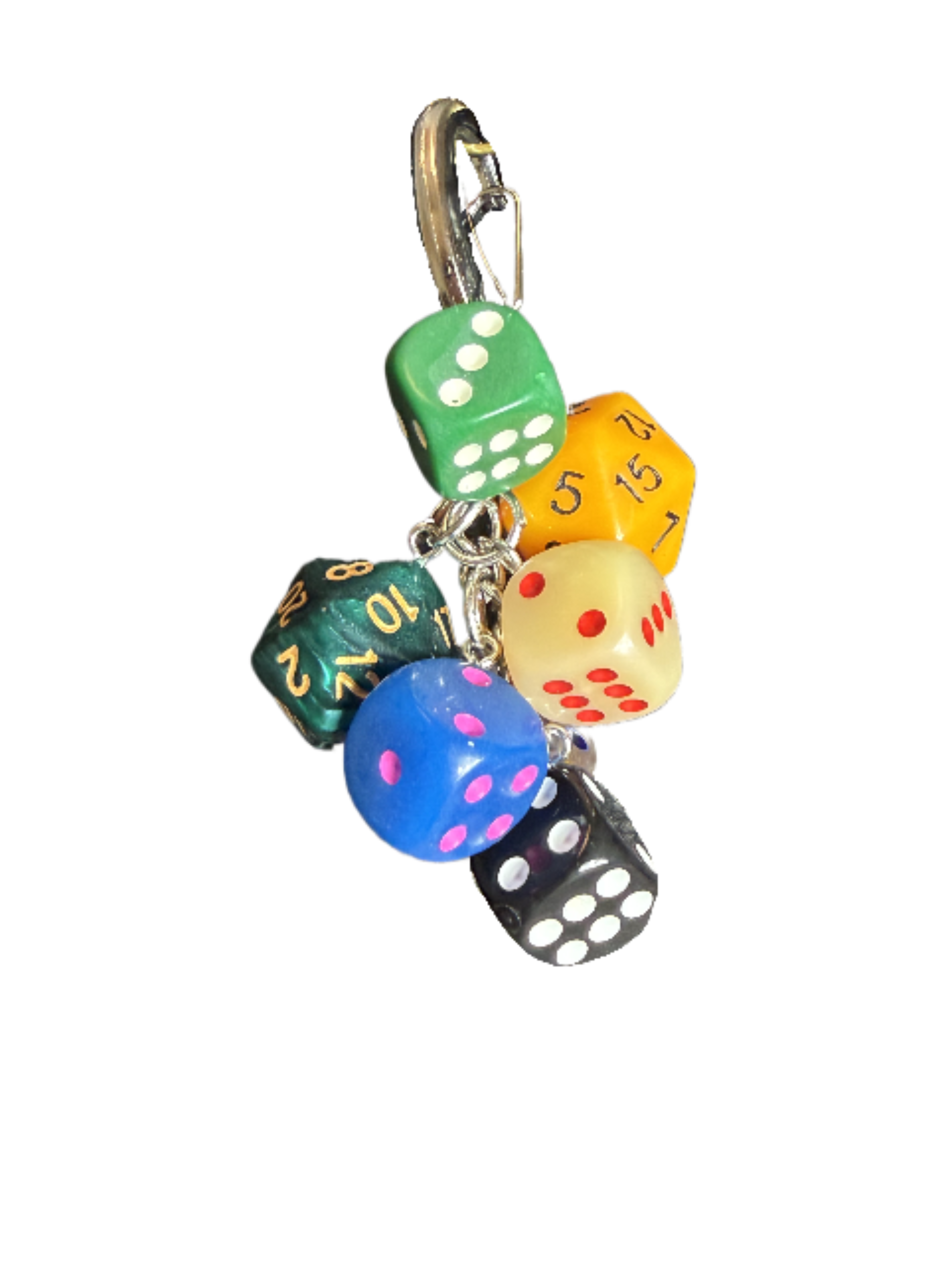 Bag Charm "Dices"