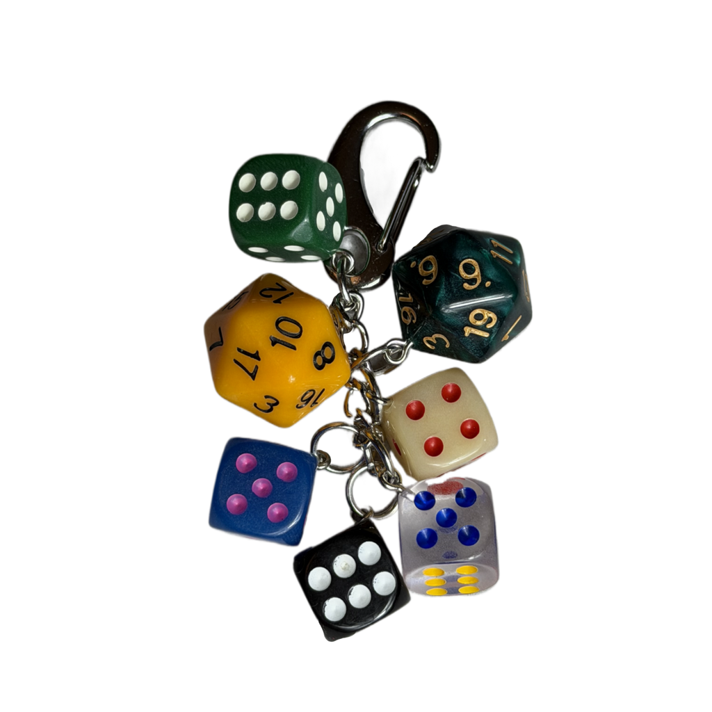 Bag Charm "Dices"