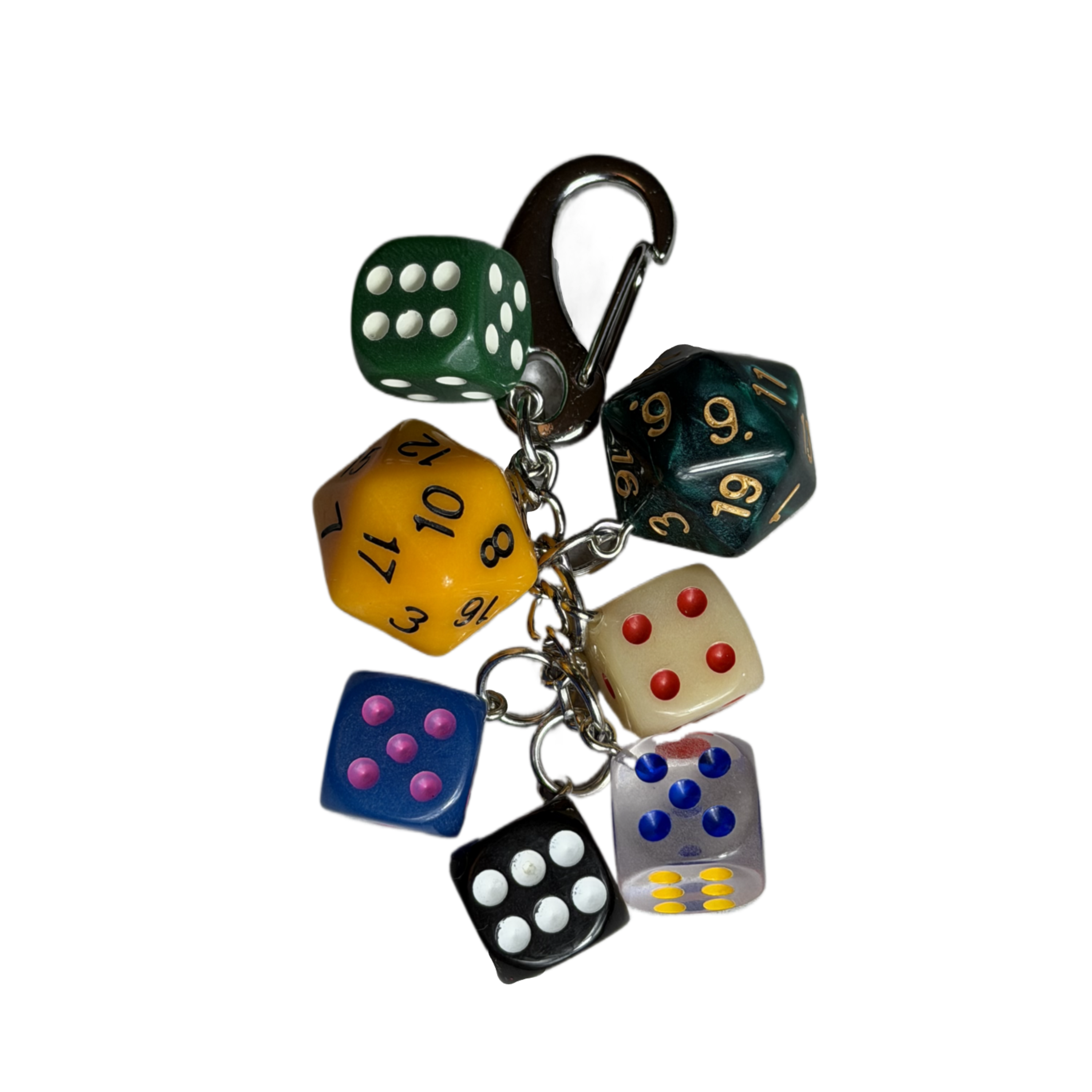 Bag Charm "Dices"